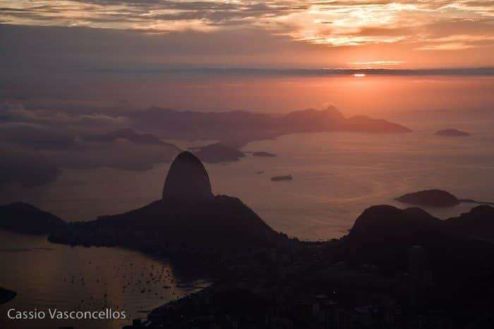 Fotografia Aérea Baía de Guanabara, Rio de Janeiro.