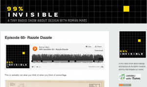 Podcast de Design 99% Invisible: Episódio sobre camuflagem