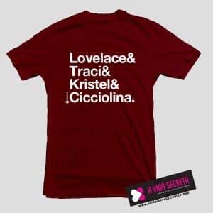 Camiseta Fab 4 Classical Porn Stars Vermelho Gren A Vida Secret