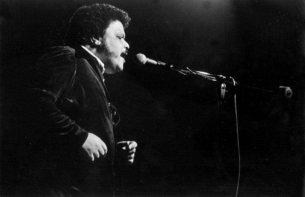 Tim Maia mandando ver no palco, nos anos 1970. 15 anos da morte de Tim Maia.