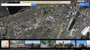Novo Google Maps, modo satélite