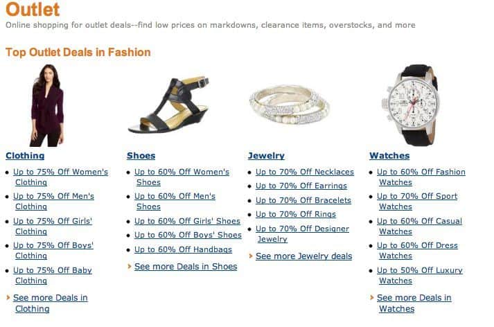 Amazon Outlet com até 70% de desconto em http://bit.ly/Z8P3yX