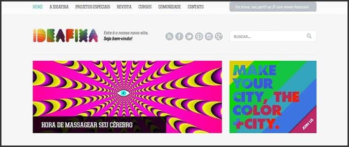 Wordpress 10 anos - 10 sites e blogs bacanas: Idea Fixa.