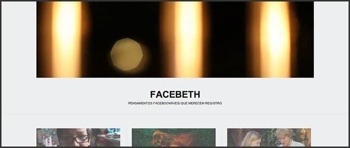 Wordpress 10 anos - 10 sites e blogs bacanas: Facebeth.