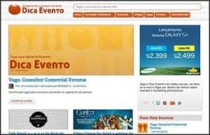 Wordpress 10 anos - 10 projetos, sites e blogs que participo: Dica Evento
