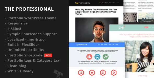Wordpress 10 anos - 10 temas/templates de Wordpress: The Professional