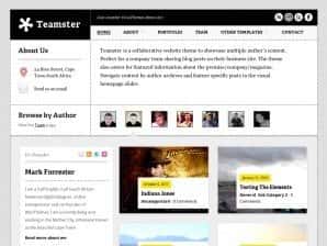 Wordpress 10 anos - 10 temas/templates de Wordpress: Teamster