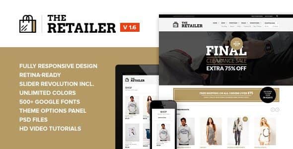 Wordpress 10 anos - 10 temas/templates de Wordpress: The Retailer