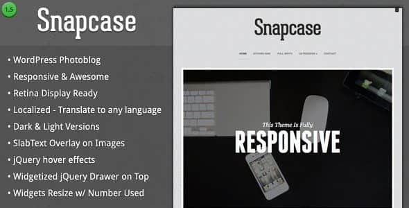 Wordpress 10 anos - 10 temas/templates de Wordpress: Snapcase