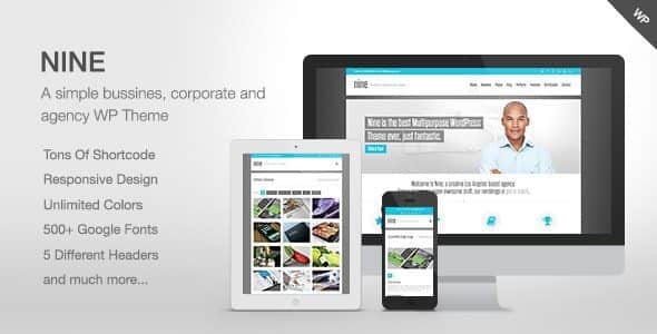 Wordpress 10 anos - 10 temas/templates de Wordpress: Nine