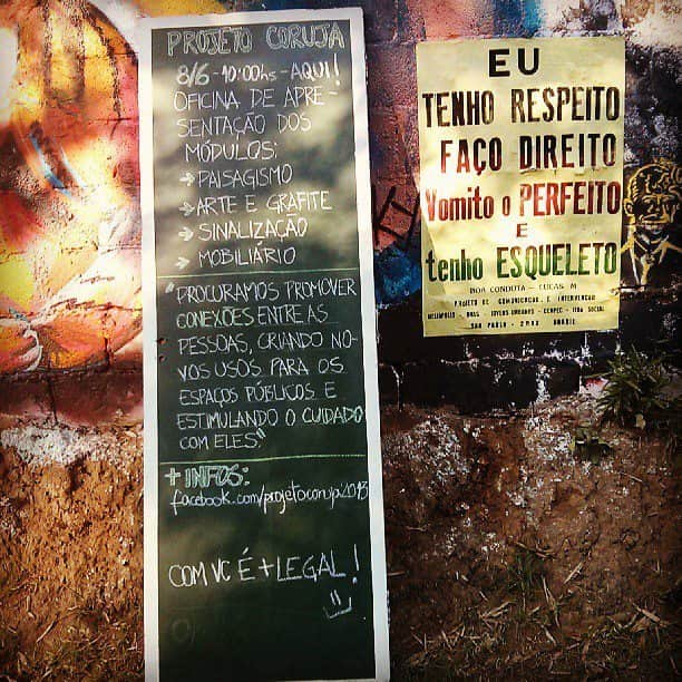 Projeto Coruja 2013. Exemplo de retomada de responsabilidade sobre a cidade por sua população.