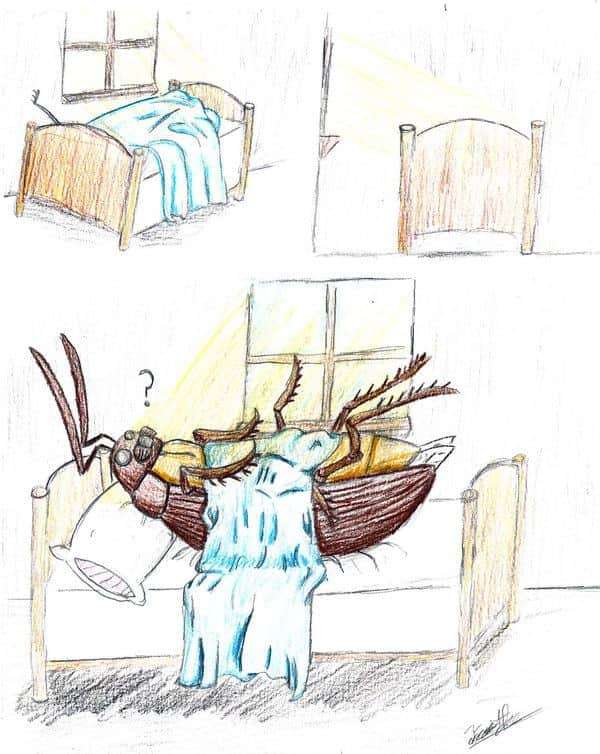 Ilustração de Freedom or Death para Metamorfose, de Franz Kafka
