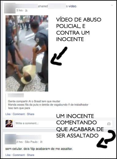 Temos polícia, não segurança