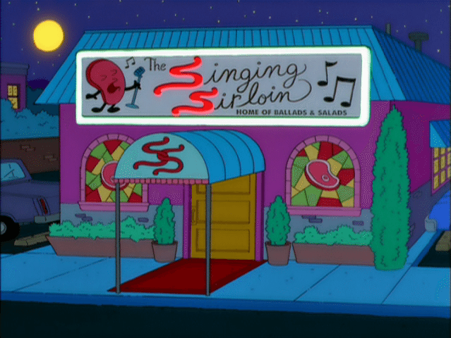 Chuleta Cantante, restaurante fictício de Os Simpsons