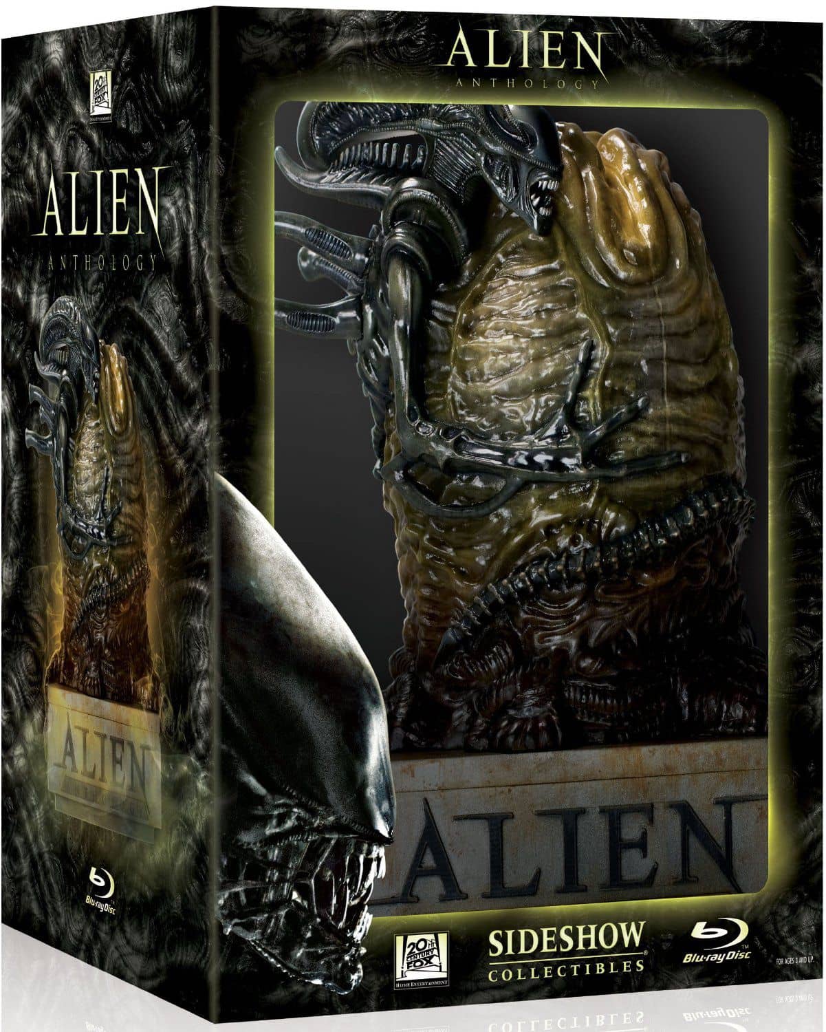 Alien Quadrilogia em Blu-Ray. Embalagem Ovo Alien. ( Alien Anthology (Alien / Aliens / Alien 3 / Alien: Resurrection) (Egg Packaging) [Blu-ray] (2010)
