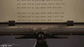 Só trabalho e nenhuma diversão transforma Jack num bobão (Tirado daqui