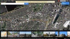 Novo Google Maps, modo satélite