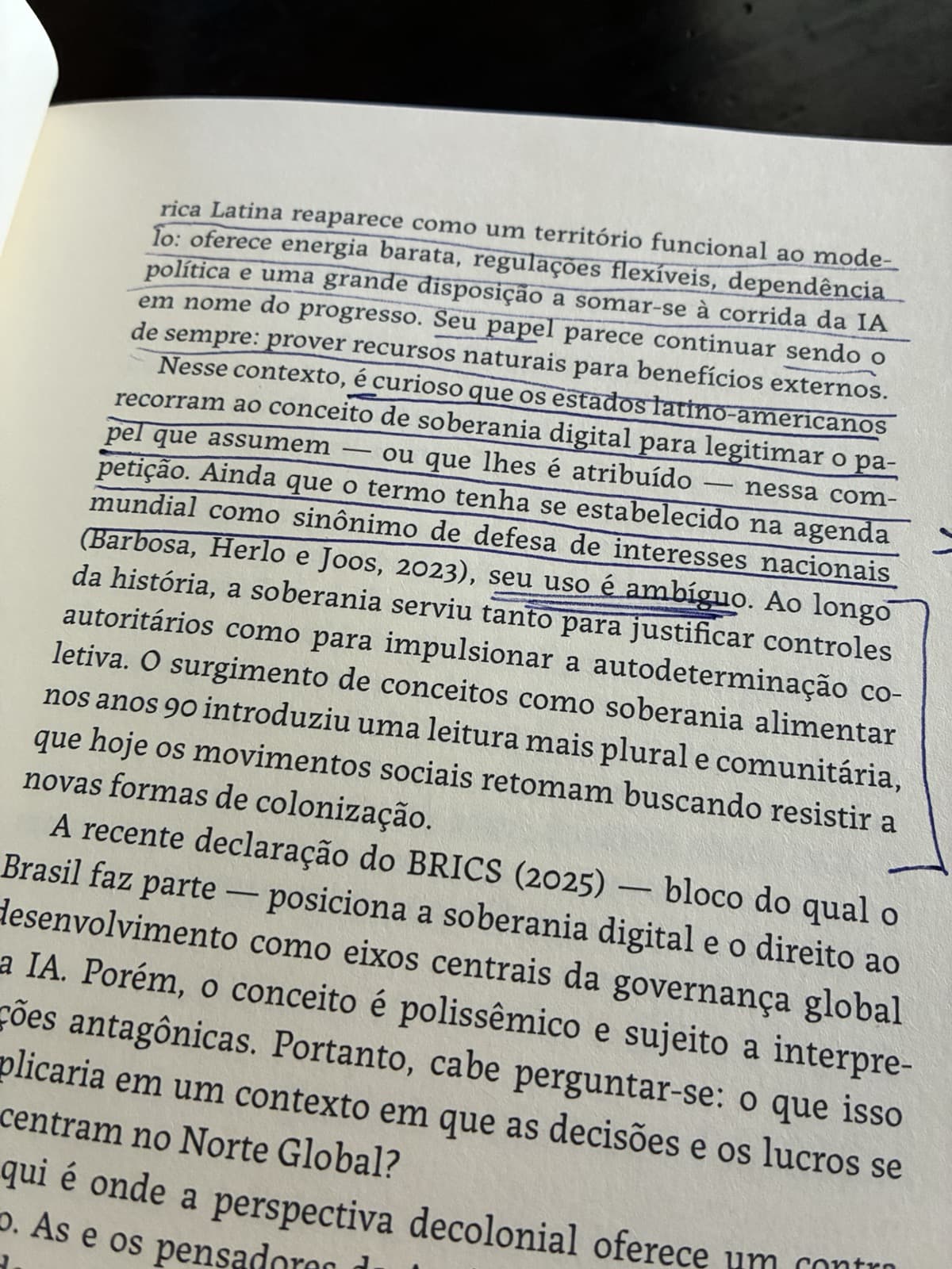Página do livro Captura