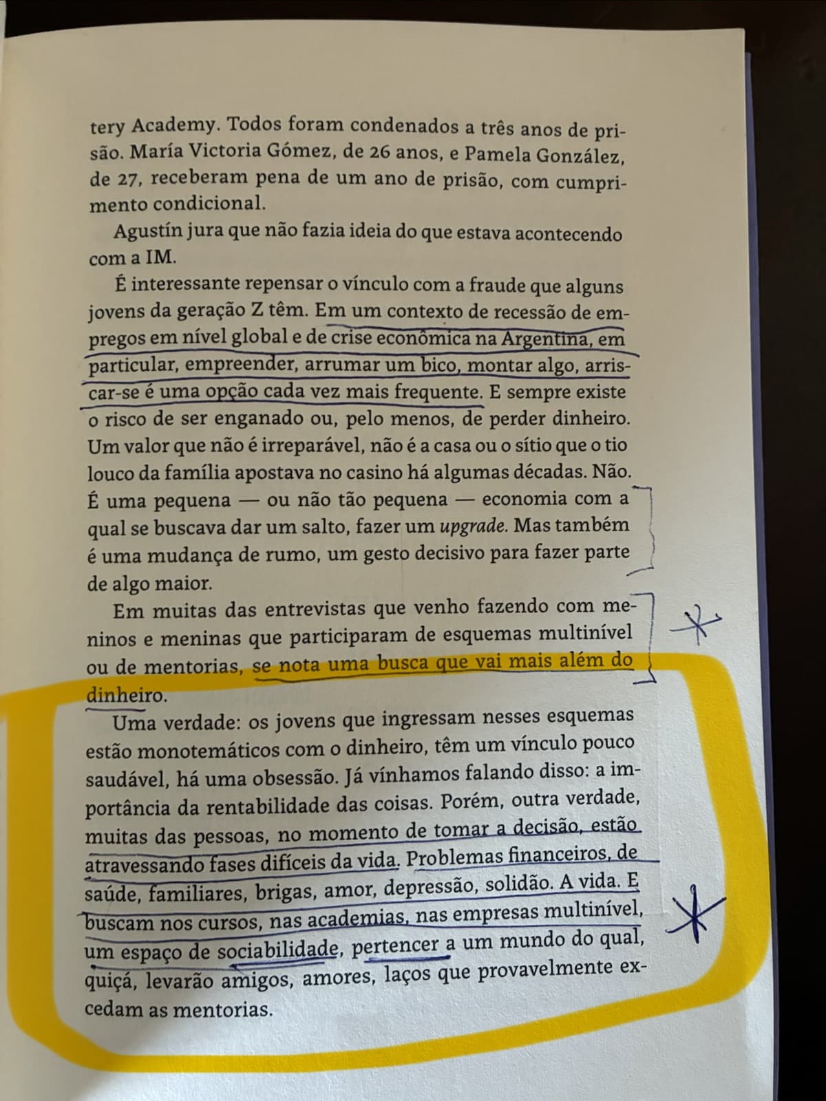 Página do livro Captura